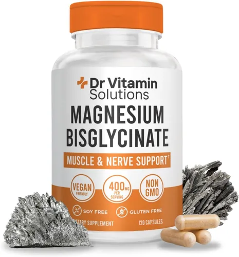 Vista 9 de Glicinato de magnesio 400 mg (quelato de bisglicinato de magnesio tamponado) Magnesio quelado Albion® para apoyo muscular y nervioso + calma