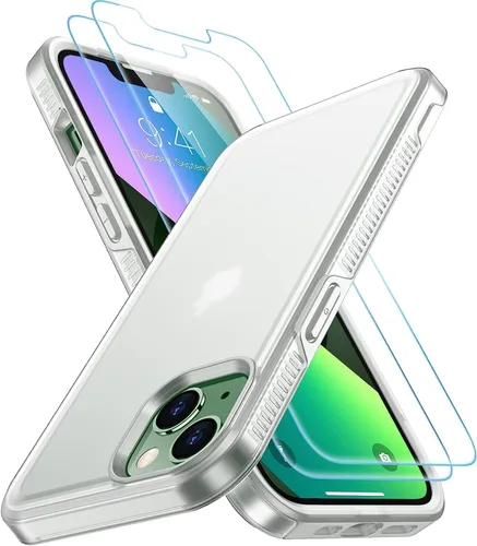 Vista 18 de SPIDERCASE Funda diseñada para iPhone 12/iPhone 12 Pro, protección contra caídas de grado militar de 10 pies, con 2 protectores de pantalla