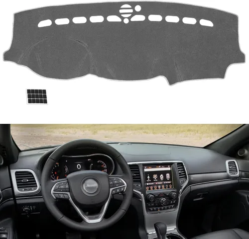 Vista 11 de TUCAREST Funda para salpicadero Compatible con Ch-Evy Silverado 1500/2500 HD/ 3500 HD 2019 2020 2021 2022 2023, GM-C Sierra 1500/2500 HD/ 3500 HD