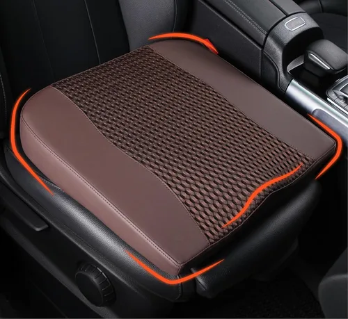 Vista 15 de Lofty Aim Cojín de asiento de automóvil, cómodos cojines de espuma viscoelástica para conducir, alivio del dolor de ciática y espalda baja, almohada