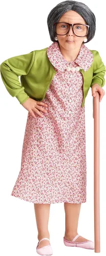 Vista 2 de Disfraz de Grammy Gertie para niñas, Rosado