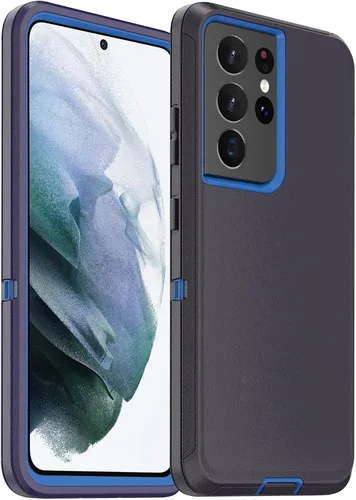 Vista 16 de Gurible - Funda para Samsung Galaxy S21 Plus, protección resistente de 3 capas, a prueba de golpes, a prueba de polvo, antiarañazos, con cubierta