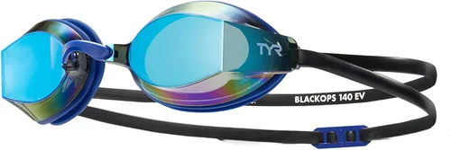 Vista 18 de TYR Gafas de natación para adultos Black Ops 140 EV Reducción de arrastre de perfil bajo Vista periférica de 140 grados Juntas de silicona