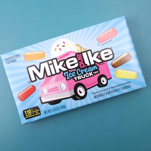 Vista 6 de Mike and Ike Ice Cream Truck Mix Theatre - Cajas de teatro, caramelos masticables surtidos, 4.25 onzas, paquete de 3