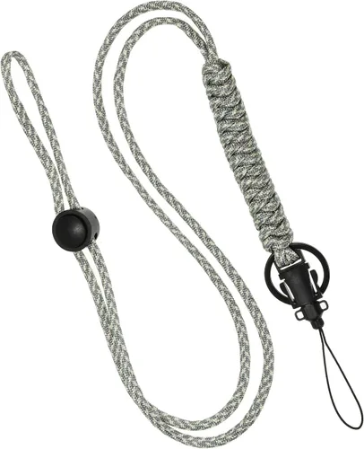 Vista 7 de PATIKIL Cordón de paracaídas, cordón trenzado, llavero ajustable para insignias