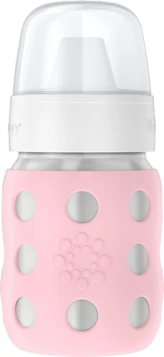 Vista 10 de Lifefactory Biberón de cuello ancho aislado al vacío de acero inoxidable de 8 onzas con pezón etapa 2 (3-6 meses) melón (LS2211WCA4)