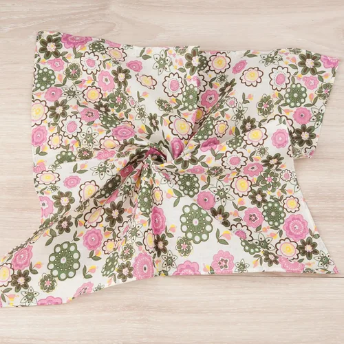 Vista 32 de HOULIFE Pañuelo impreso floral de algodón para mujer, pañuelos elegantes para fiesta de boda
