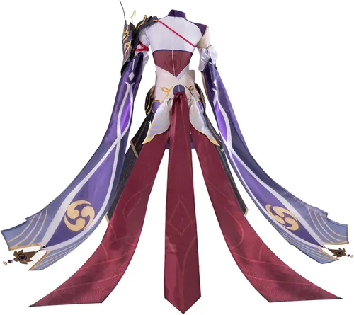 Vista 4 de CR ROLECOS Genshin Impact Cosplay Costume Outfit Halloween Party Suit