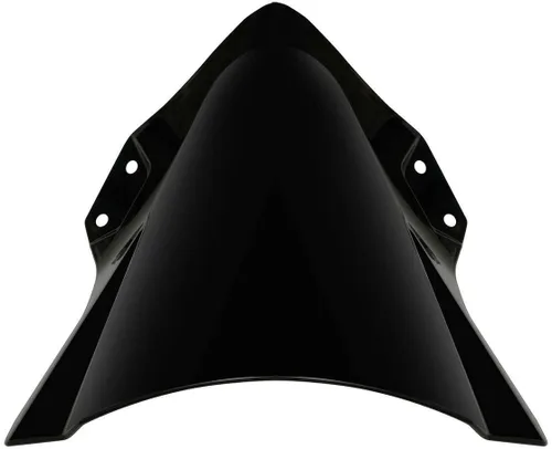 Vista 5 de Parabrisas de doble burbuja de plástico ABS para parabrisas Kawasaki Ninja 400 2018 2019 2020 2021 (negro)