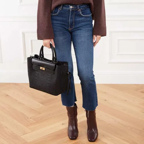Vista 3 de Michael Kors Hamilton Legacy - Bolso grande con cinturón, color negro, talla única, Negro