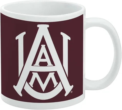 Vista 366 de Taza de cerámica con el logotipo principal de la Universidad Rider, taza de regalo novedosa para café, té y bebidas calientes, 11oz, blanca
