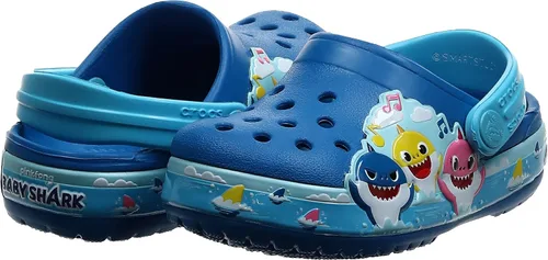 Vista 6 de Crocs Unisex-Child Fun Lab Baby Shark Band Clog