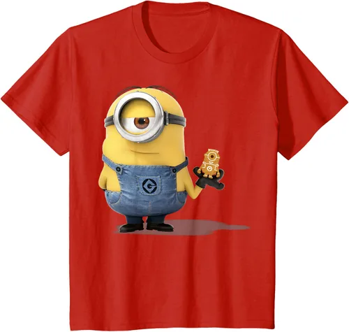 Vista 3 de Camiseta Despicable Me Minions Holding A Ginger Bread Minion Retrato Pequeña
