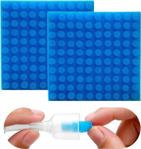 Vista 6 de Paquete de 100 filtros higiénicos de aspirador nasal de alta calidad, repuesto para filtros de aspirador nasal de bebé, sin BPA, ftalatos y látex