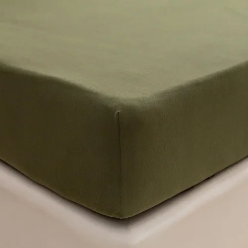 Vista 11 de PURE ERA Sábana bajera ajustable de algodón de punto de jersey (sin sábana encimera ni fundas de almohada) con bolsillo profundo de hasta 15 a 20