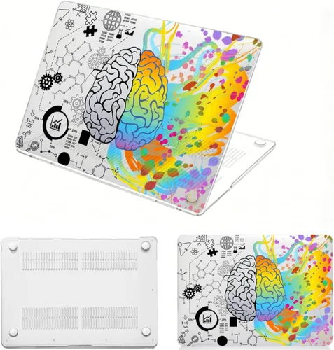 Vista 18 de Funda para laptop compatible con MacBook Air de 15 pulgadas, versión 2026-2023 M5 A3448 M4 A3241 A3114 M3 A2941 M2 Chip con pantalla de retina Mapa