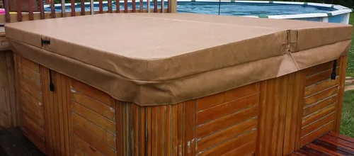 Vista 4 de BeyondNice Cubierta de lujo para bañera de hidromasaje, hecha a medida, EPS de alta calidad de 4"/5"/6" de grosor para todo tipo de clima, funda