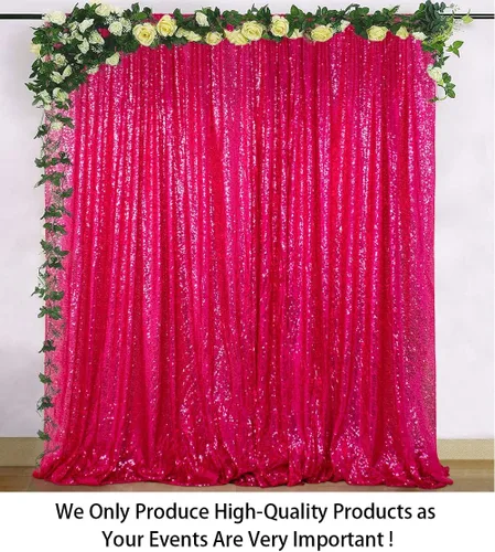 Vista 2 de ShinyBeauty- Fondo de lentejuelas, telón de fondo para fotografía y fotomatón para bodas, fiestas, fotografías, cortinas, cumpleaños, Navidad