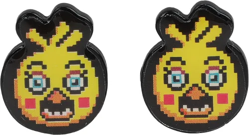 Vista 6 de Five Nights at Freddy's Pixelated - Juego de 6 pendientes, Zinc, No es una piedra preciosa