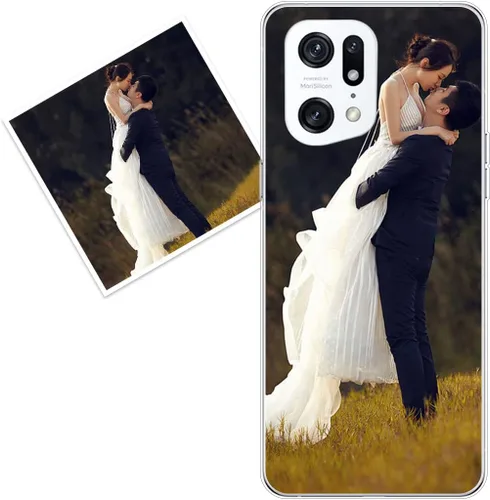 Vista 143 de Funda personalizada compatible con Oppo A1 Pro, fundas de teléfono personalizadas con imagen de foto, imagen de texto, cubierta transparente