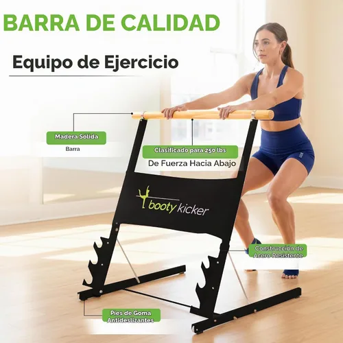 Vista 4 de Barra de ejercicio plegable portátil para entrenamiento de barras