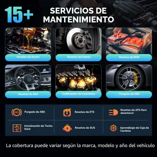 Vista 4 de KINGBOLEN Ediag Elite OBD2 Escáner Bluetooth, escáner de control bidireccional herramienta de diagnóstico para todos los sistemas para iOS