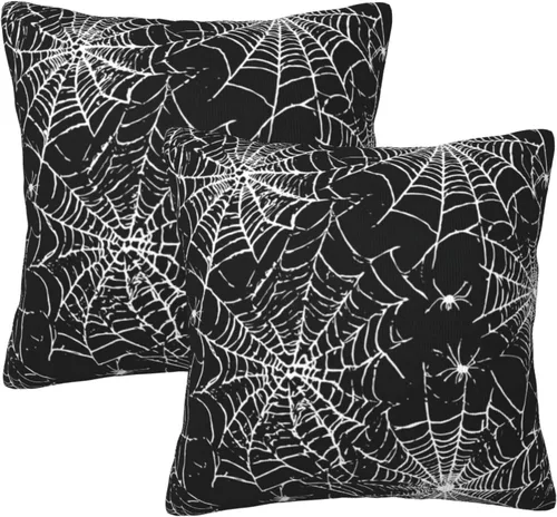 Vista 21 de Fundas de Almohada Flor de Pascua Dorada Copo de Nieve Navidad Xmas Juego de 2 Fundas de Almohadas Cuadradas Funda de Cojín Fundas de Almohadas