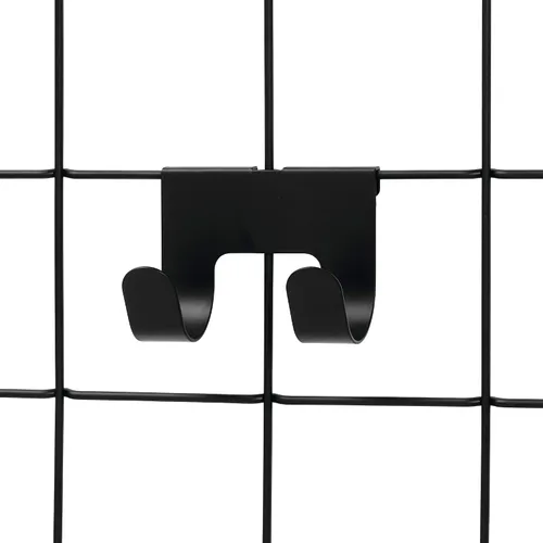 Vista 11 de InterDesign Jayce Sistema de pared metálica, panel de organización modular de rejilla para el almacenamiento adicional en la cocina