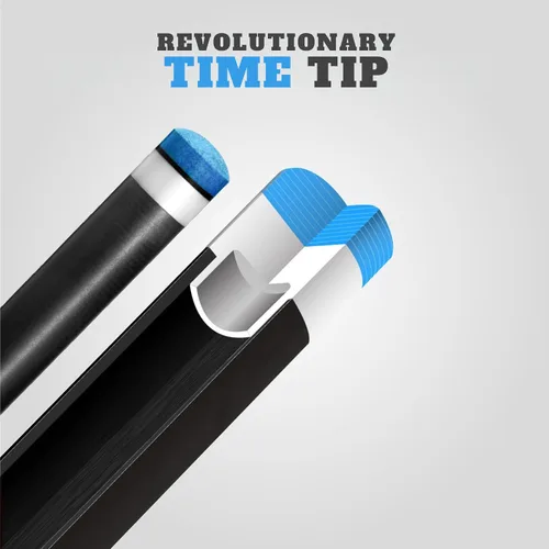 Vista 6 de RHINO TIME Billiard Pool Cue Tip - 14mm/ Blue/Hardness TIME 1(Super Soft), TIME 2(Soft), TIME 3(Medium), TIME 4(Medium Hard),TIME 5 (Hard)