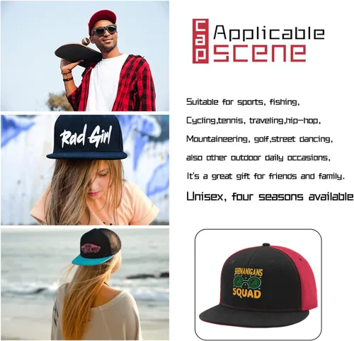 Vista 7 de Baseball Hats for Women Ash-Wednesday Beach Baseball Hat for Men Pickleball Caps Light Weight shenaniganss Squad Sun Visor Hat