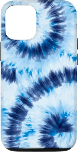 Vista 28 de Blue Tie Dye Swirl Case for iPhone 17