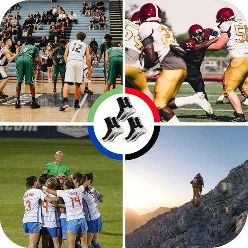 Vista 7 de QCWQMYL 134 pares de calcetines de fútbol antideslizantes para hombre y mujer calcetines de yoga para fútbol baloncesto pilates ballet ejercicio