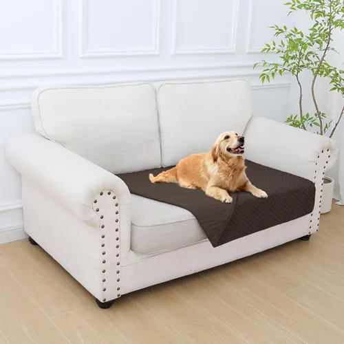 Vista 14 de hyha Manta impermeable para perros, funda suave para cama de perro, mantas para mascotas, funda impermeable para sofá y sillón para perros lavable