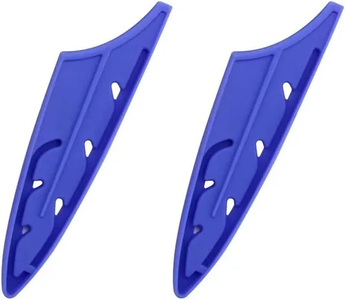 Vista 10 de XYJ Juego de 2 fundas para cuchillos de seguridad, protector de bordes de cuchillos, funda universal para cuchillos, pelado, funda de cuchillo
