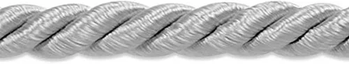 Vista 28 de Expo International Wanda - Borde de cable trenzado, 20 yardas/3/16, gris Arándano