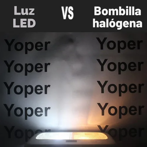 Vista 6 de Yoper - Juego de bombillas LED para coche Ba9s T5 T10 28mm 31mm 36mm 42mm 44mm Festoon de repuesto para interior, cúpula, mapa, maletero, puerta