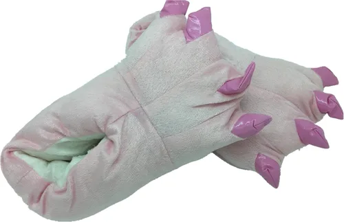 Vista 22 de Zapatos de casa cálidos de felpa con pies de animales para disfraz