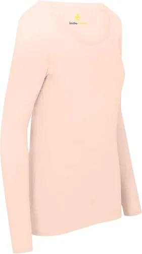 Vista 6 de Natural Uniforms Camiseta de manga larga extra ancha con cuello redondo para mujer