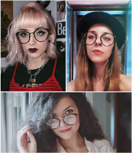 Vista 7 de FEISEDY - Lentes de sol para mujer, diseño vintage B2260