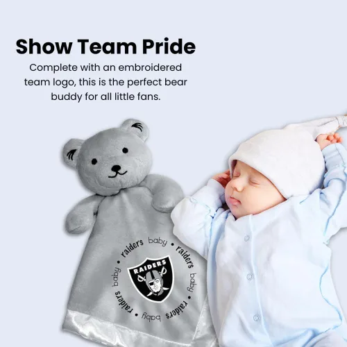Vista 3 de Baby Fanatic NFL - Manta de oso de seguridad unisex para bebé
