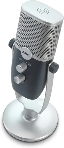 Vista 6 de AKG Pro Audio Ara - Micrófono de condensador USB-C profesional, modos de captura de audio de doble patrón para podcasting, blogs de video
