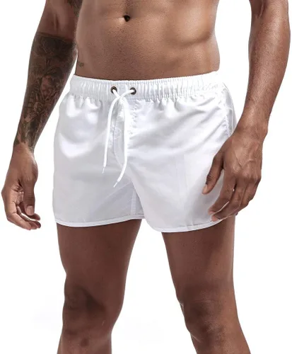 Vista 7 de LCMTWX Pantalones cortos de natación para hombre 2024 y deportes de fitness, talla grande, cinco surf, secado rápido, pantalones cortos de playa