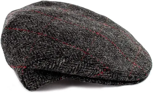 Vista 9 de Irish Tweed Trinity Flat Cap, 100% Tweed, fabricado en Irlanda
