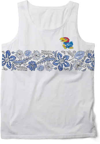 Vista 3 de Wes and Willy Camiseta sin mangas floral para hombre