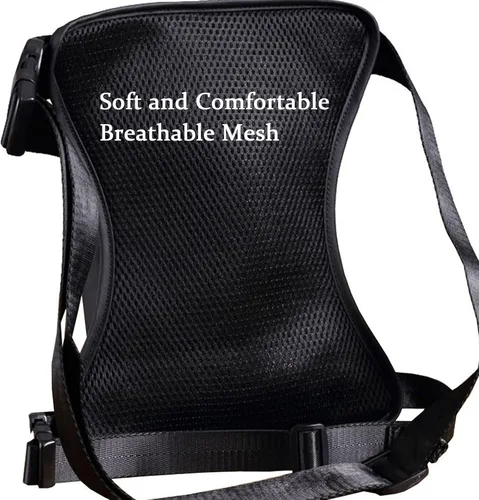 Vista 3 de Fekesu Oxford bolsa de pierna para hombres motocicleta equitación mujeres Fanny Pack al aire libre viaje pesca senderismo ciclismo cadera bolsas