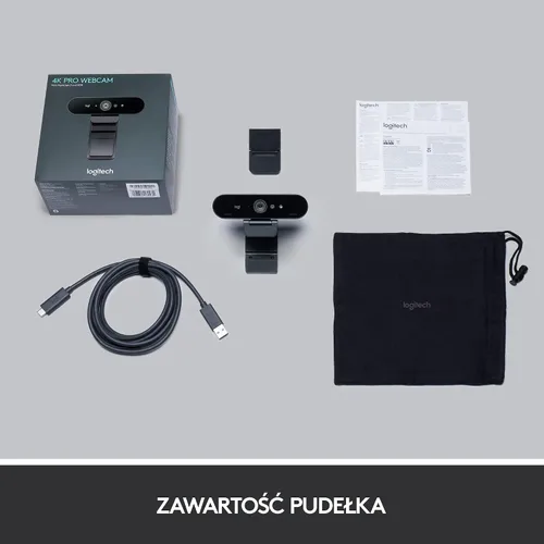 Vista 12 de Logitech BRIO Stream USB 3.0 Nero Webcam