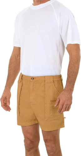 Vista 3 de Beach Outfitters Men's Walking Hiker 100% Cotton Cargo Short