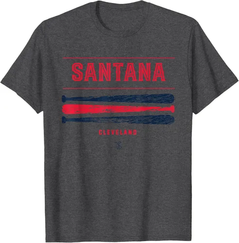 Vista 8 de Carlos Santana Vintage Baseball Bat Gameday Camiseta