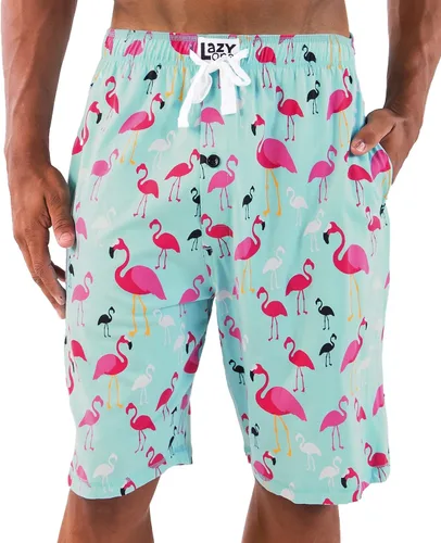 Vista 78 de Lazy One - Pantalones cortos de pijama para hombre, ropa de dormir