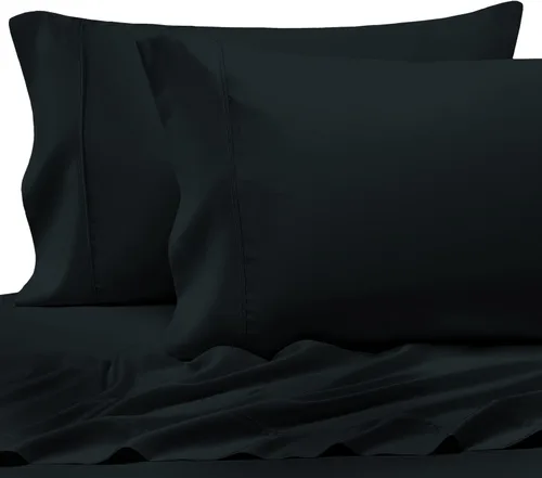 Vista 19 de Juego de 2 fundas de almohada de 100 % algodón puro, tamaño King, color plateado, lujosas fundas de almohada de algodón de fibra larga de 400 hilos